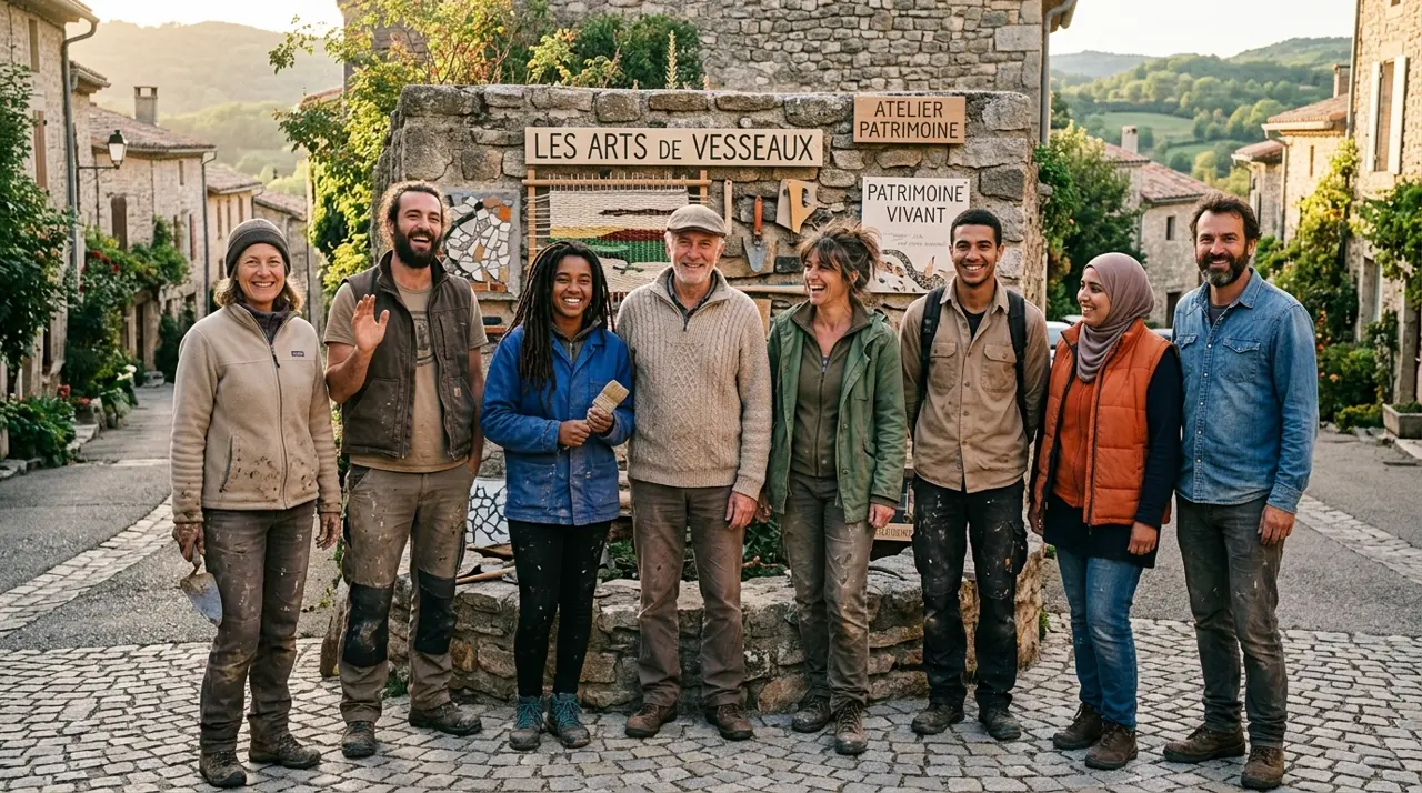 Siège de LES ARTS DE VESSEAUX aux Prats