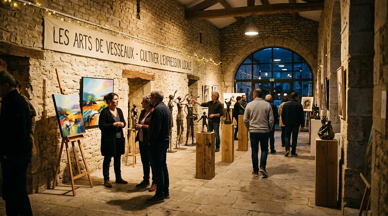 Atelier d'art et patrimoine à Vesseaux